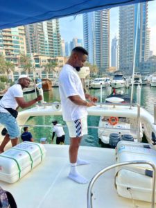 Sarkodie taps EyesInDubai for a yacht cruise in Dubai
