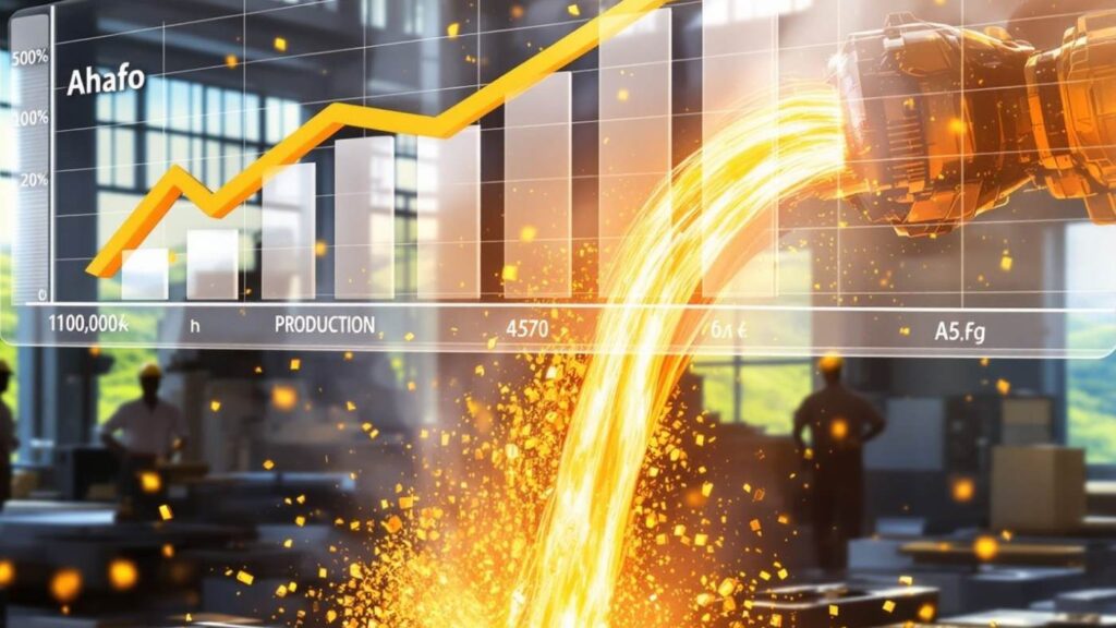 Newmont Makes First Gold Pour, Newmont Ahafo North Ghana, Newmont Gold Mining